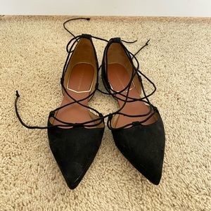 Zara Basic Collection Lace Up Flats